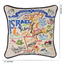 Load image into Gallery viewer, Israel Hand-Embroidered Pillow