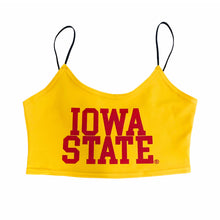 Load image into Gallery viewer, Iowa State Yellow Spaghetti Tank