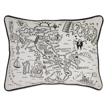 Load image into Gallery viewer, Italy Hand-Guided Machine Pillow by CatStudio