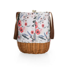 Load image into Gallery viewer, Coronado Canvas and Willow Basket Tote