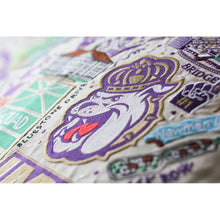 Load image into Gallery viewer, James Madison University Collegiate Embroidered Pillow by CatStudio