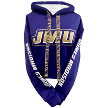 Load image into Gallery viewer, JMU Varsity Furry Hoodie