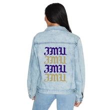 Load image into Gallery viewer, JMU Gothic Denim Jacket