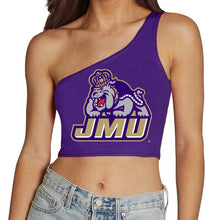 Load image into Gallery viewer, JMU Purple One Shoulder Top