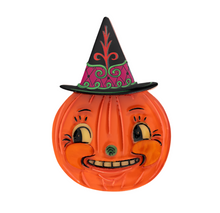 Load image into Gallery viewer, Hocus Pocus Pumpkin Brooch by Johanna Parker x Lipstick &amp; Chrome
