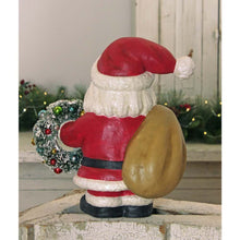 Load image into Gallery viewer, Jolly Fat Santa with Wreath by Bethany Lowe Designs