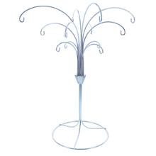 Load image into Gallery viewer, 12-Arm Spiral Fountain Brass Silver Metal Ornament Stand Display 11.5 Inches (Taiwan)