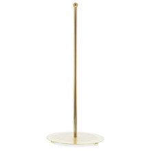 Load image into Gallery viewer, Ornate Gold Metal Rod Tree Topper Stand Display Stand 10 Inches (Taiwan)