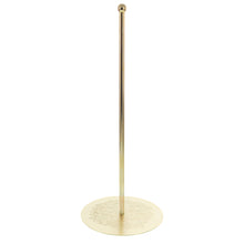 Load image into Gallery viewer, Ornate Gold Metal Rod Tree Topper Stand Display Stand 10 Inches (Taiwan)