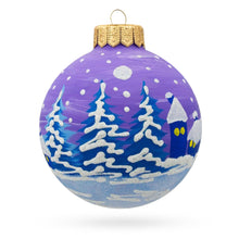 Load image into Gallery viewer, Santa, Reindeer, and Snowman Friends Glass Ball Christmas Ornament 4 Inches