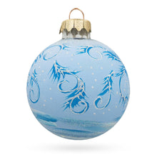 Load image into Gallery viewer, Little Girl Holding Gifts Glass Ball Christmas Ornament 3.25 Inches