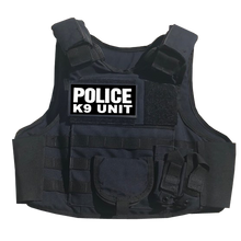 Load image into Gallery viewer, K9 UNIT Body Armor Bullet Proof Ballistic vest Tactical PVC Rubber Patch set POLICE LAW ENFORCEMENT patches CBP