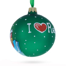 Load image into Gallery viewer, Wise Owl Reading Book Glass Ball Christmas Ornament 3.25 Inches