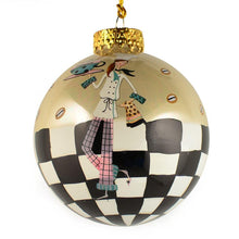 Load image into Gallery viewer, Set of 6 Coffee, Mocha, Latte Lovers Christmas Glass Ball Ornaments 3.25 Inches
