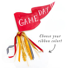 Load image into Gallery viewer, Red Game Day Party Pennant