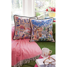 Load image into Gallery viewer, Kansas City Hand-Embroidered Pillow