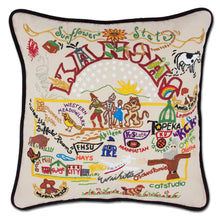 Load image into Gallery viewer, Kansas Hand-Embroidered Pillow