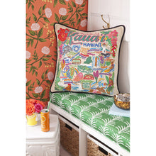 Load image into Gallery viewer, Kauai Hand-Embroidered Pillow