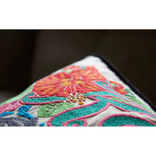 Load image into Gallery viewer, Kauai Hand-Embroidered Pillow