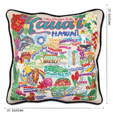 Load image into Gallery viewer, Kauai Hand-Embroidered Pillow