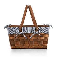 Load image into Gallery viewer, Kansas Handwoven Wood Picnic Basket