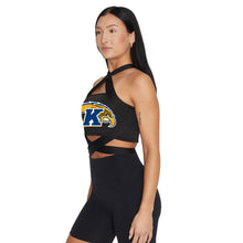 Load image into Gallery viewer, Kent State Black Multi Way Bandeau Top