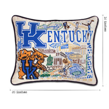 Load image into Gallery viewer, Kentucky, University of Collegiate Embroidered Pillow by CatStudio