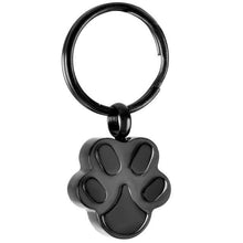 Load image into Gallery viewer, Pet Paw Cremation Urn Keychain