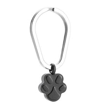 Load image into Gallery viewer, Pet Paw Shaped Cremation Urn Keychain