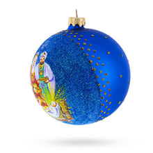 Load image into Gallery viewer, The Wise Men's' Gifts Glass Ball Nativity Christmas Ornament 4 Inches
