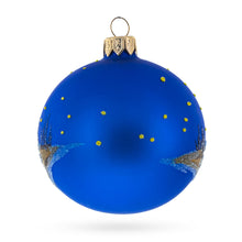Load image into Gallery viewer, Heavenly Angels in the Night Nativity Scene Glass Ball Christmas Ornament 3.25 Inches