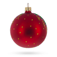 Load image into Gallery viewer, Horse Decorating Tree Glass Ball Christmas Ornament 3.25 Inches