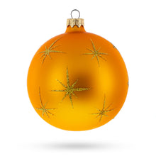 Load image into Gallery viewer, Divine Angels Overlooking Baby Jesus Glass Ball Christmas Ornament 4 Inches