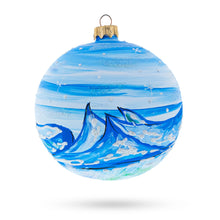 Load image into Gallery viewer, Glass Ball Christmas Ornament 4 Inches
