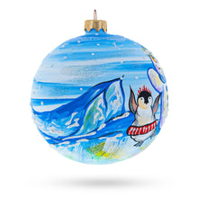 Load image into Gallery viewer, Glass Ball Christmas Ornament 4 Inches