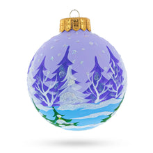 Load image into Gallery viewer, Monkey with Christmas Gifts Glass Ball Christmas Ornament 4 Inches