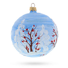 Load image into Gallery viewer, Two Pigs with Gifts Glass Ball Christmas Ornament 4 Inches