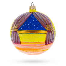 Load image into Gallery viewer, Nutcracker and Clara Glass Ball Christmas Ornament 4 Inches