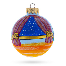 Load image into Gallery viewer, Nutcracker and Clara Glass Ball Christmas Ornament  3.25 Inches