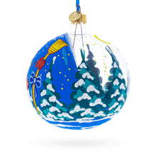 Load image into Gallery viewer, Festive Snowman with Gifts Glass Ball Christmas Ornament 4 Inches
