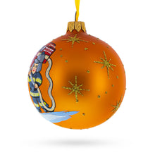 Load image into Gallery viewer, Little Fireman Glass Ball Christmas Ornament 3.25 Inches
