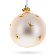 Load image into Gallery viewer, Owl in Snowy Winter Landscape Glass Ball Christmas Ornament 4 Inches