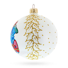 Load image into Gallery viewer, Happy Choo-choo Train Glass Ball Christmas Ornament 4 Inches