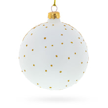 Load image into Gallery viewer, Trumpet and Drum Music Instruments Glass Ball Christmas Ornament 4 Inches