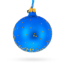 Load image into Gallery viewer, St. Nicholas Reviewing His Gift List Glass Ball Christmas Ornament 3.25 Inches