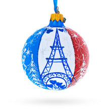 Load image into Gallery viewer, Eiffel Tower, Paris, France Glass Ball Christmas Ornament 3.25 Inches