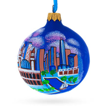 Load image into Gallery viewer, Navy Pier, Chicago, Illinois Glass Ball Christmas Ornament 3.25 Inches