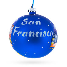 Load image into Gallery viewer, San Francisco, California Glass Ball Christmas Ornament 4 Inches
