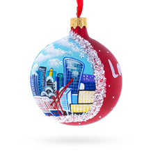 Load image into Gallery viewer, London City Modern Skyline, United Kingdom Glass Ball Christmas Ornament 3.25 Inches