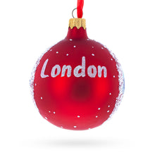 Load image into Gallery viewer, London City Modern Skyline, United Kingdom Glass Ball Christmas Ornament 3.25 Inches